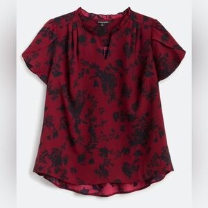 41 Hawthorn Tiffiny Tulip Sleeve Blouse, Size 1X